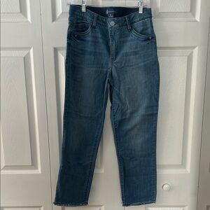 Democracy Light Blue Denim Jeans Straight fit Sz 8